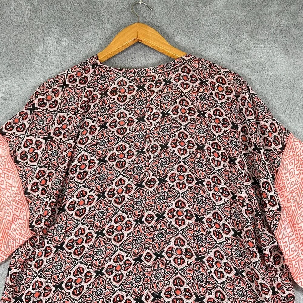 Penelope Swimsuit‎ Swimwear Pink Swim Cover Throw Over Boho Size M